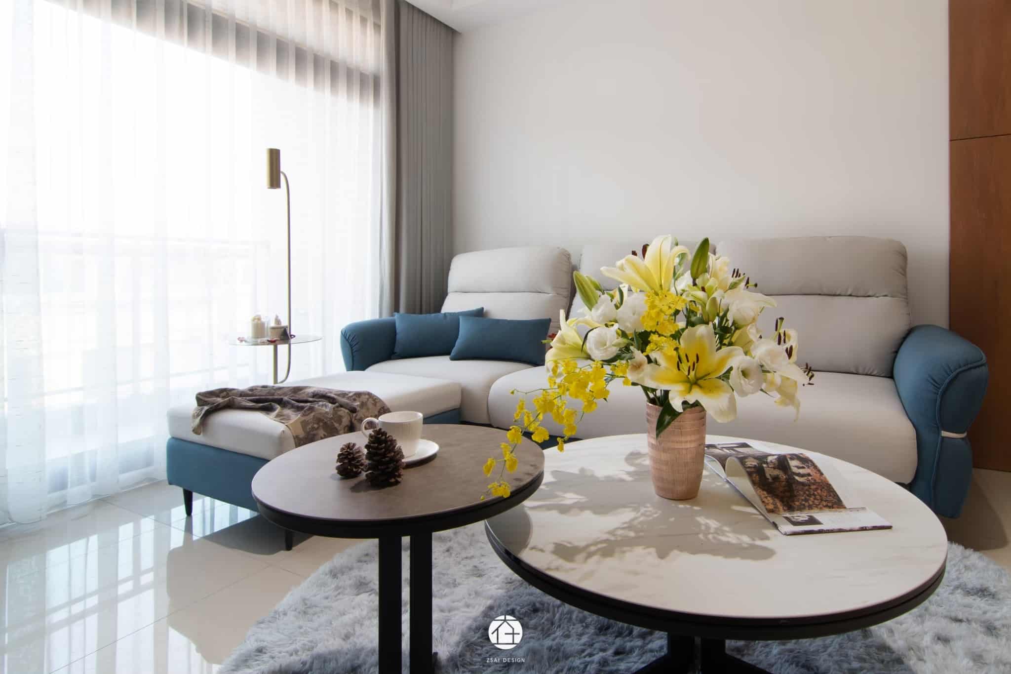 暖色系窗簾-北歐風窗簾布