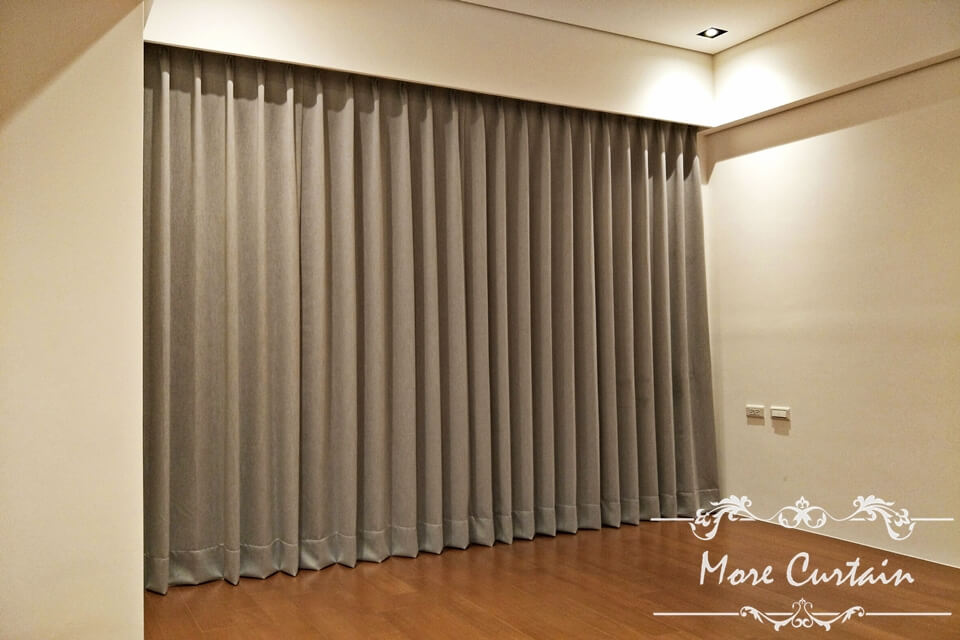 新家規劃 臥房三明治遮光布簾設計 新竹 頭份 苗栗窗簾 | More窗簾設計|苗栗HunterDouglas窗飾|台中窗簾|頭份窗簾|新竹窗簾 三明治布簾