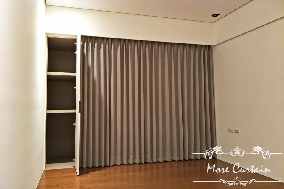 臥房三明治遮光布簾設計 新竹 頭份 苗栗窗簾 | More窗簾設計|苗栗HunterDouglas窗飾|台中窗簾|頭份窗簾|新竹窗簾 三明治遮光窗簾