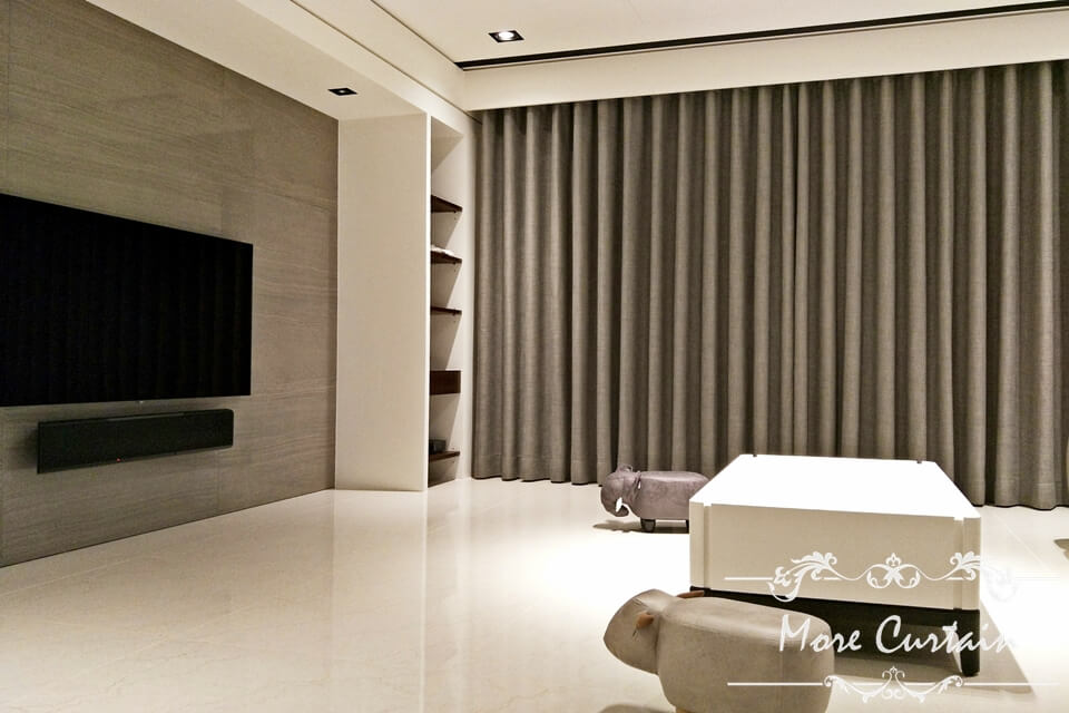 高級棉麻布料蛇簾 專業施工 新竹 頭份 苗栗窗簾 | More窗簾設計|苗栗HunterDouglas窗飾|台中窗簾|頭份窗簾|新竹窗簾 棉質窗簾布 蛇簾