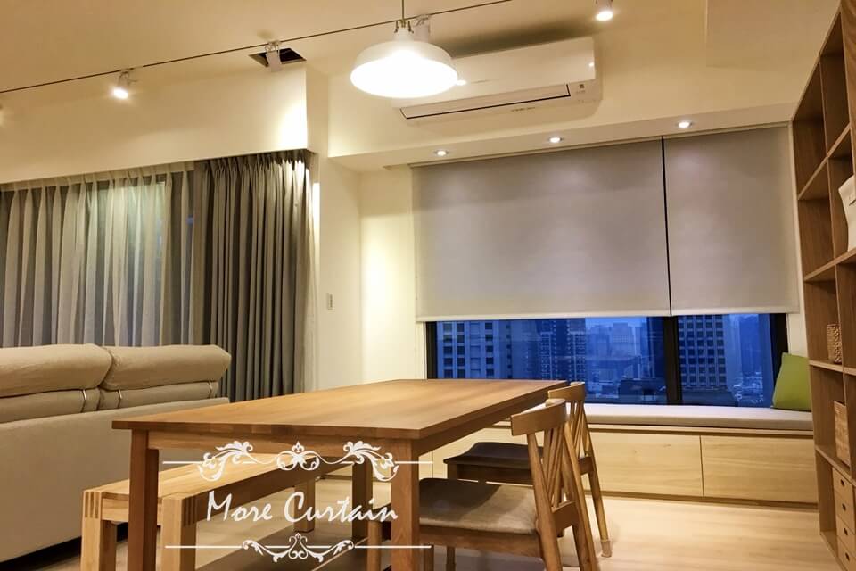 無印良品風格窗簾案例分享