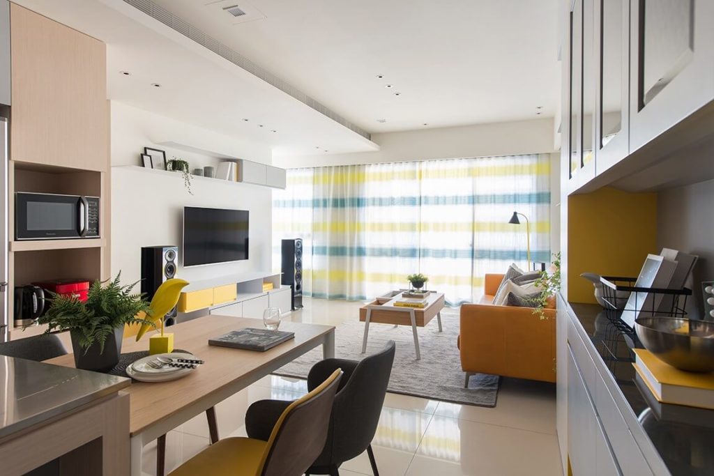 進口窗簾傢飾布|客簾蛇簾規劃案例