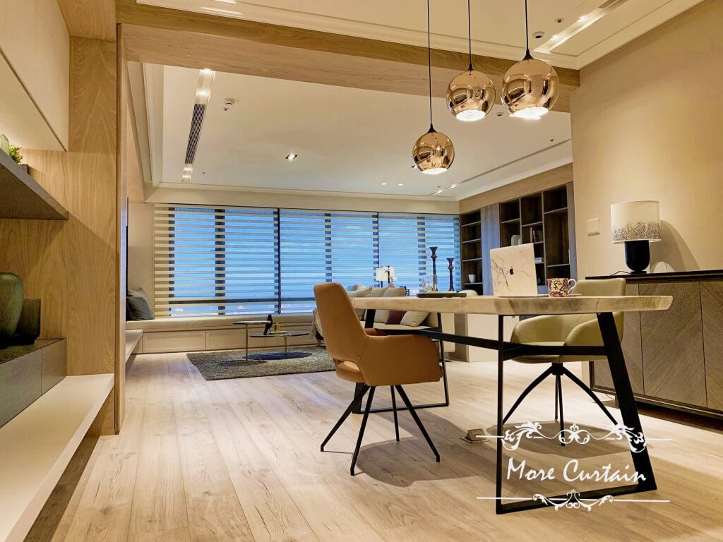 橫式柔紗簾 客廳