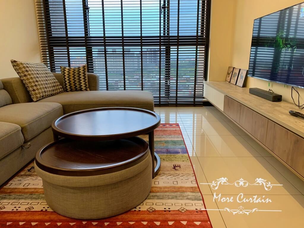 Coulisse木百葉 客廳窗簾設計