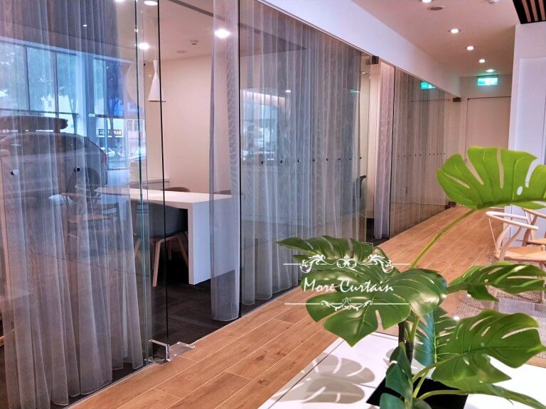 進口紗簾 防焰 會議室