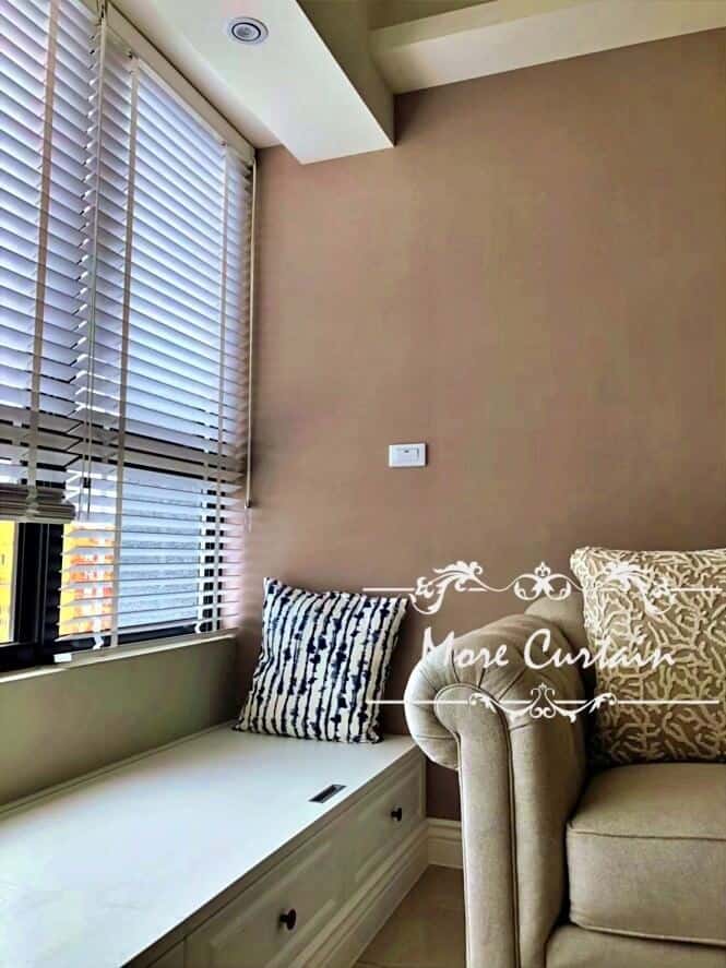 北歐鄉村風【木百葉窗簾推薦】 台中豐原案例