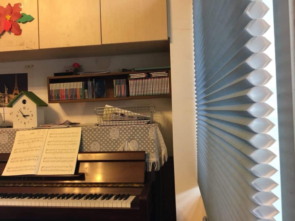 風琴簾 書房窗簾 台中窗簾推薦