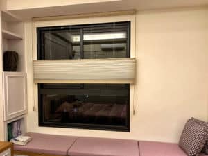 HunterDouglas 風琴簾 抵抗西曬 遮光材質 抗菌 竹南窗簾推薦案例