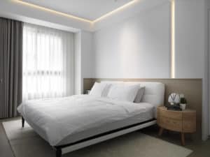 北歐窗簾 一層布一層紗