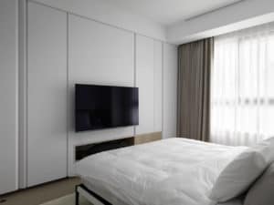 北歐風窗簾 進口紗簾 新竹窗簾案例