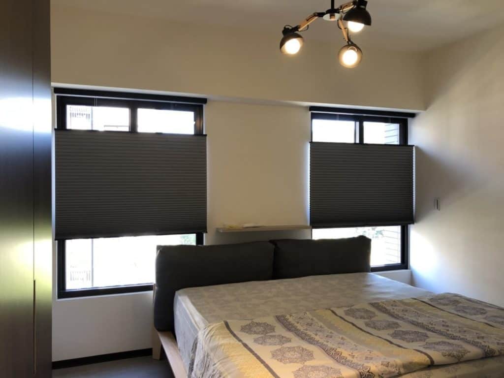 臥室風琴簾 台中市 北屯區 窗簾推薦 風琴簾 精選案例