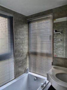 浴室鋁百葉簾 新竹窗簾推薦案例