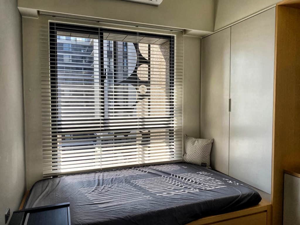 淺木紋木百簾 新竹窗簾推薦案例