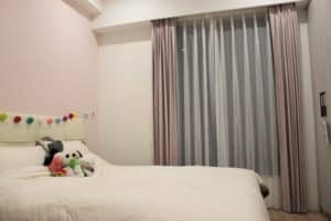 粉色窗簾布 台中市 大雅區 窗簾推薦 精選案例