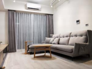 落地窗簾設計 台中市 烏日區 窗簾推薦 精選案例