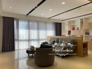 蛇簾 細緻紗簾 客廳落地窗簾 抗菌窗簾布