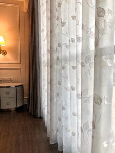 進口碎花紗簾 窗紗 竹南窗簾推薦案例