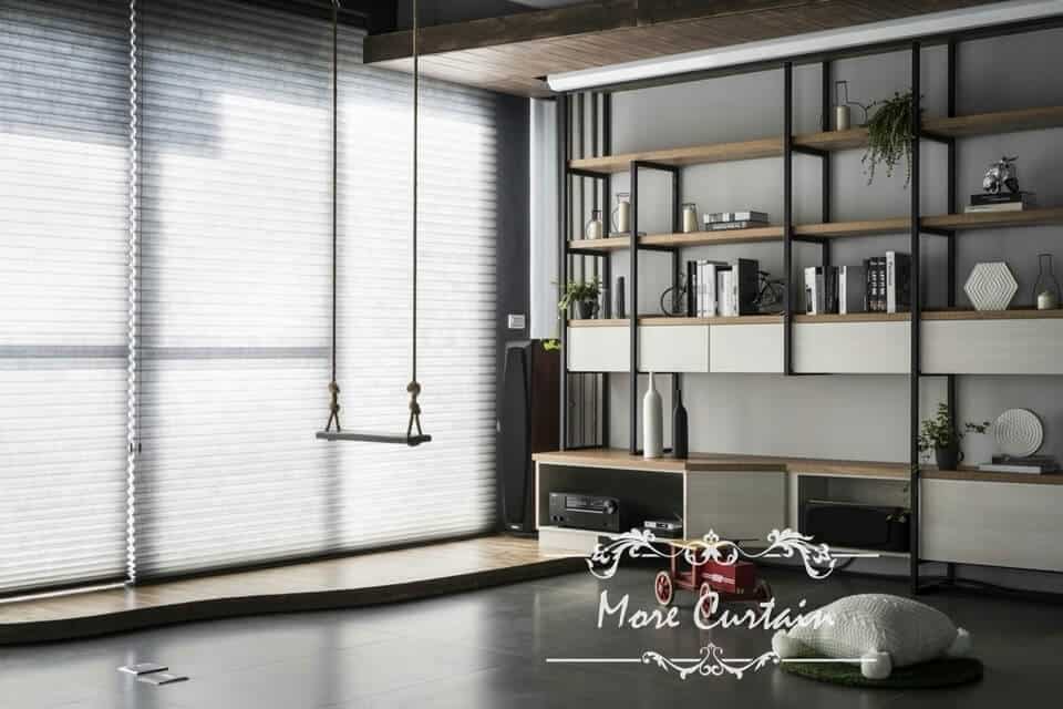 風琴簾 | More窗簾設計|苗栗HunterDouglas窗飾|台中窗簾|頭份窗簾|新竹窗簾