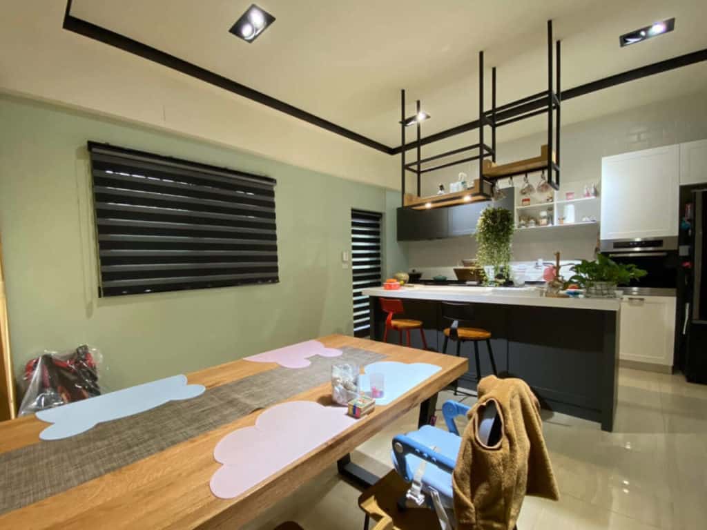 黑色調光簾 工業風~