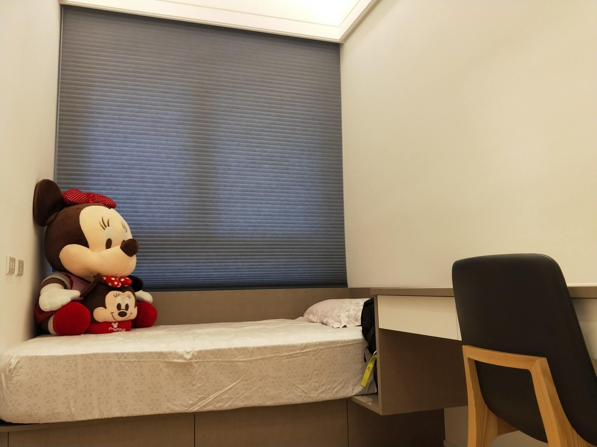 房間 臥室窗簾 HunterDouglas風琴簾 遮光 防曬 降溫 抗敏。