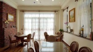 藝術軌 防焰進口紗 鄉村復古風 民宿窗簾