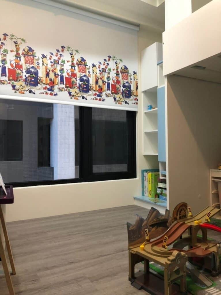 台中印刷捲簾 大圖輸出捲簾 兒童捲簾 台中捲簾