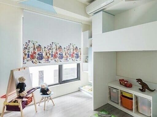 台中窗簾 印刷捲簾|兒童捲簾推薦案例