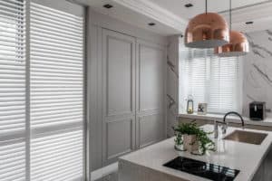 塑鋁百葉 廚房窗簾 防水百葉