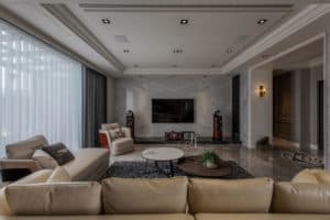 新竹窗簾 北歐風窗簾設計 客廳窗簾設計