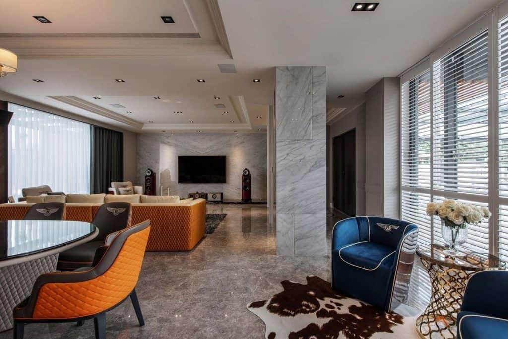 新竹窗簾 北歐風窗簾設計 落地窗簾 客廳窗簾