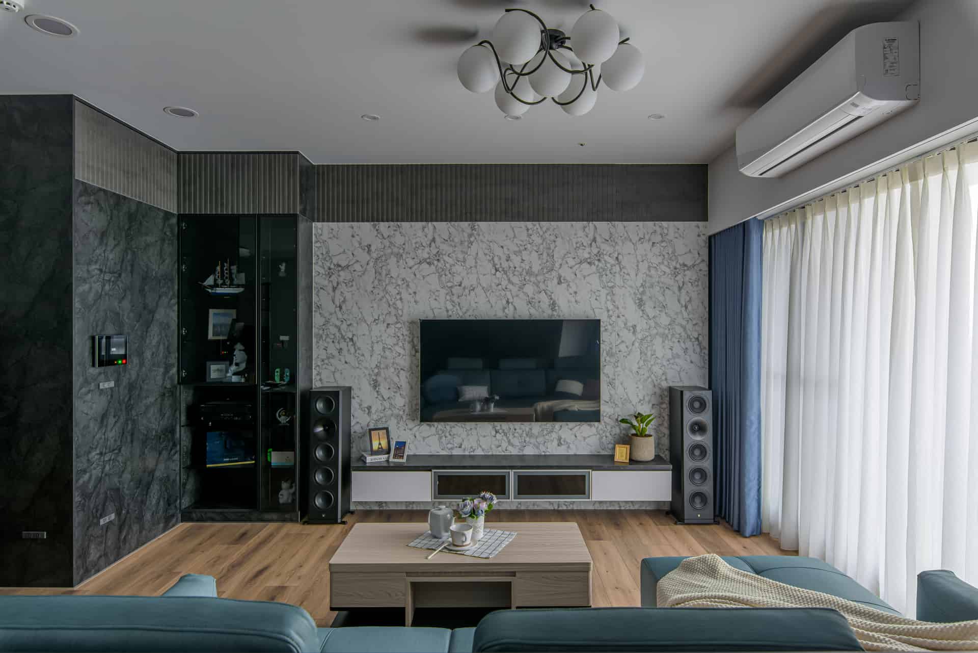 視聽室窗簾布-吸音窗簾布-厚絨布