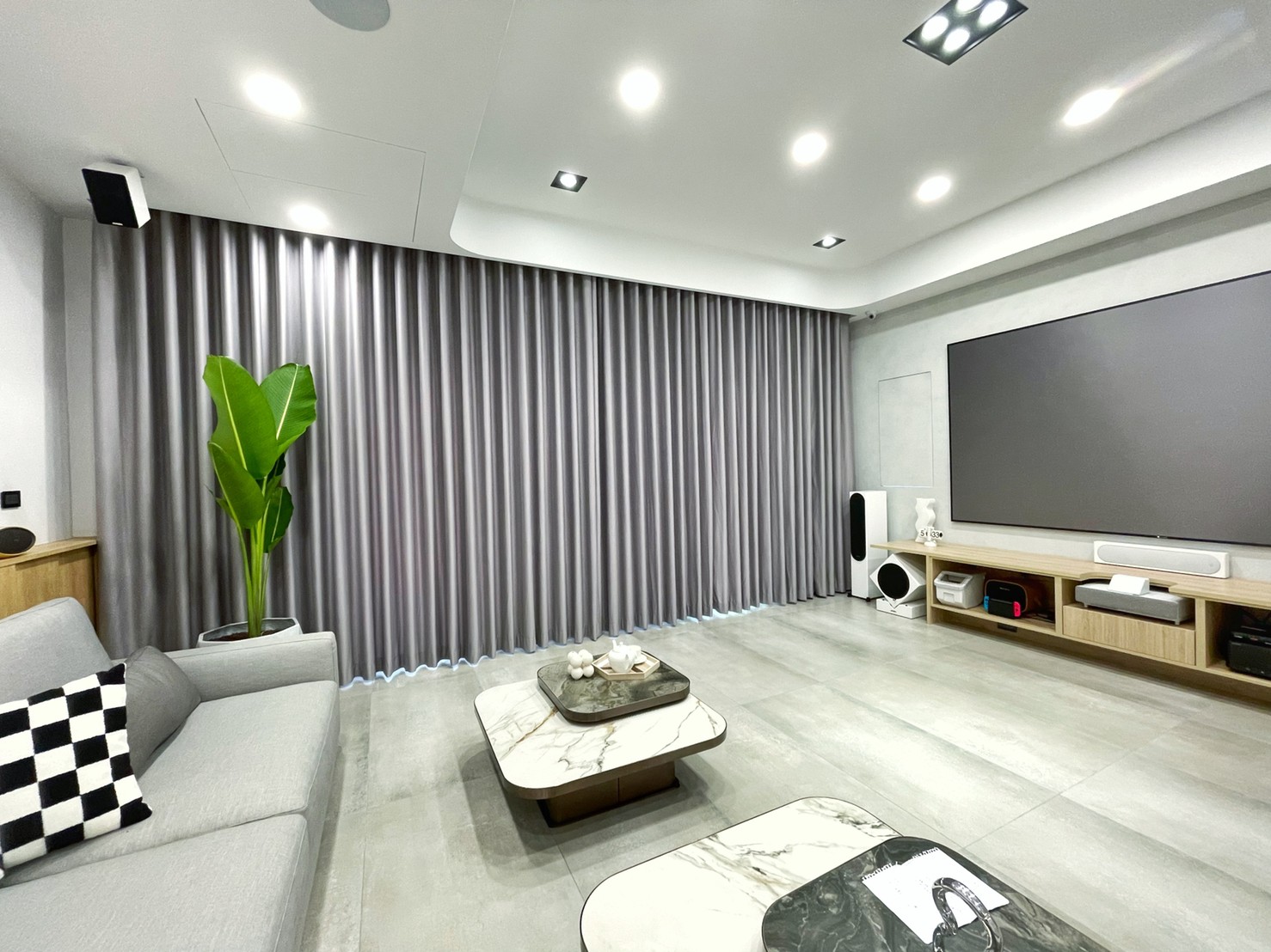 落地窗簾-北歐窗簾-極簡風窗簾