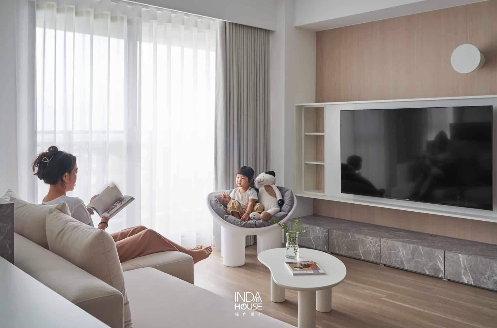 窗簾布簾+沙簾 布簾空間規劃 窗簾設計