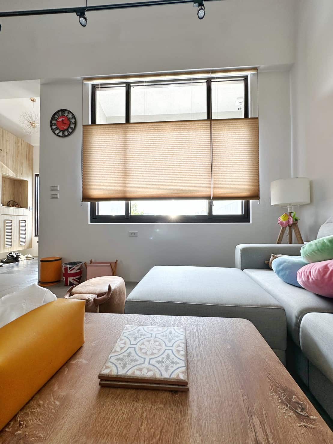 窗簾設計規劃 苗栗窗簾 風琴簾規劃 可上可下風琴簾