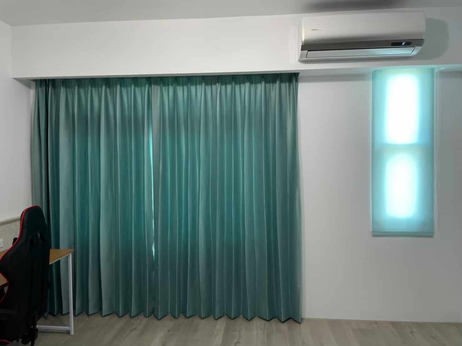 臥室窗簾規劃
可愛窗簾規劃
緞面窗簾
透光不透影捲簾