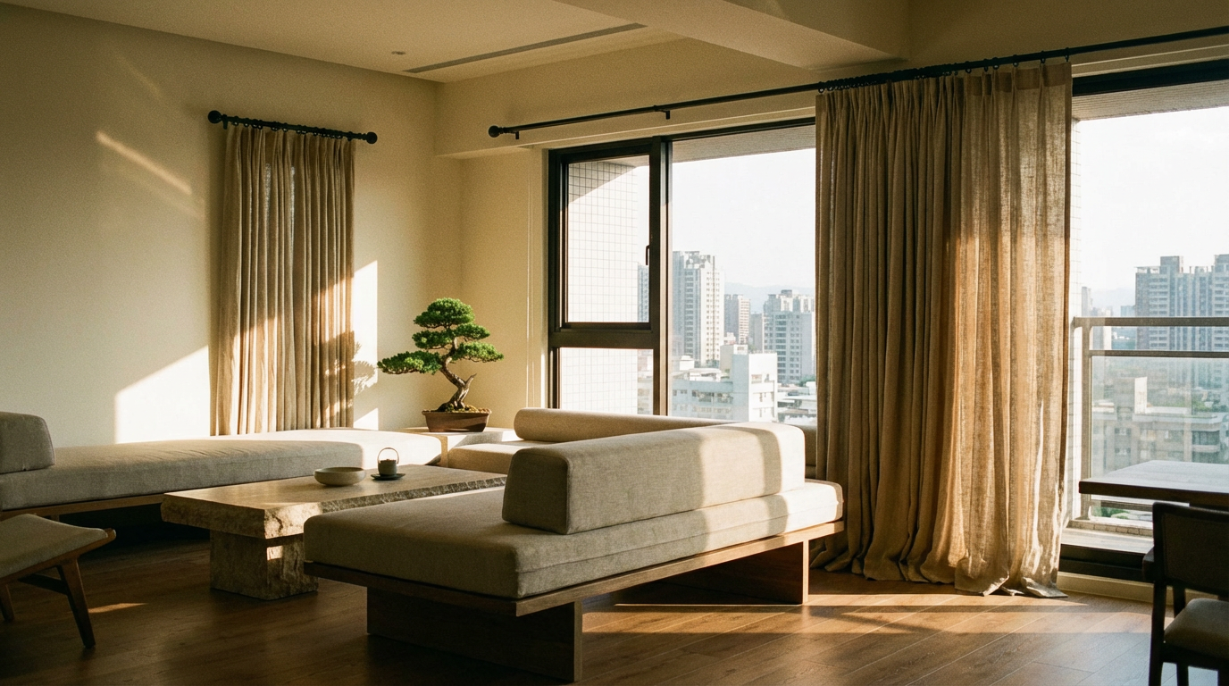 窗簾桿子完整攻略｜藝術桿 vs 系統軌道，裝潢前先搞懂這 5 個判斷點