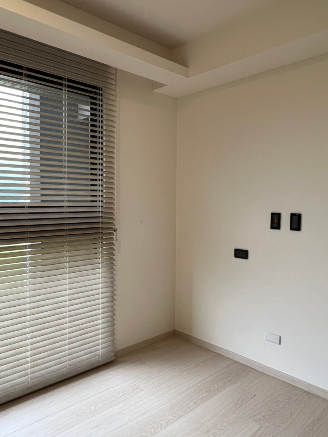 落地窗木百葉簾/進口木百葉簾/木百葉簾窗簾/客廳規劃/落地窗窗簾/couliess窗簾