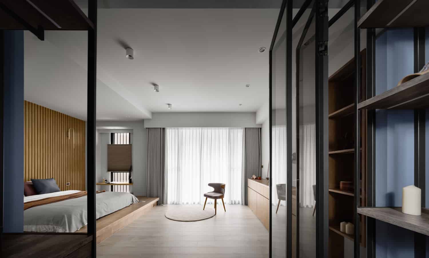 苗栗窗簾規劃-招待所窗簾設計-質感窗簾