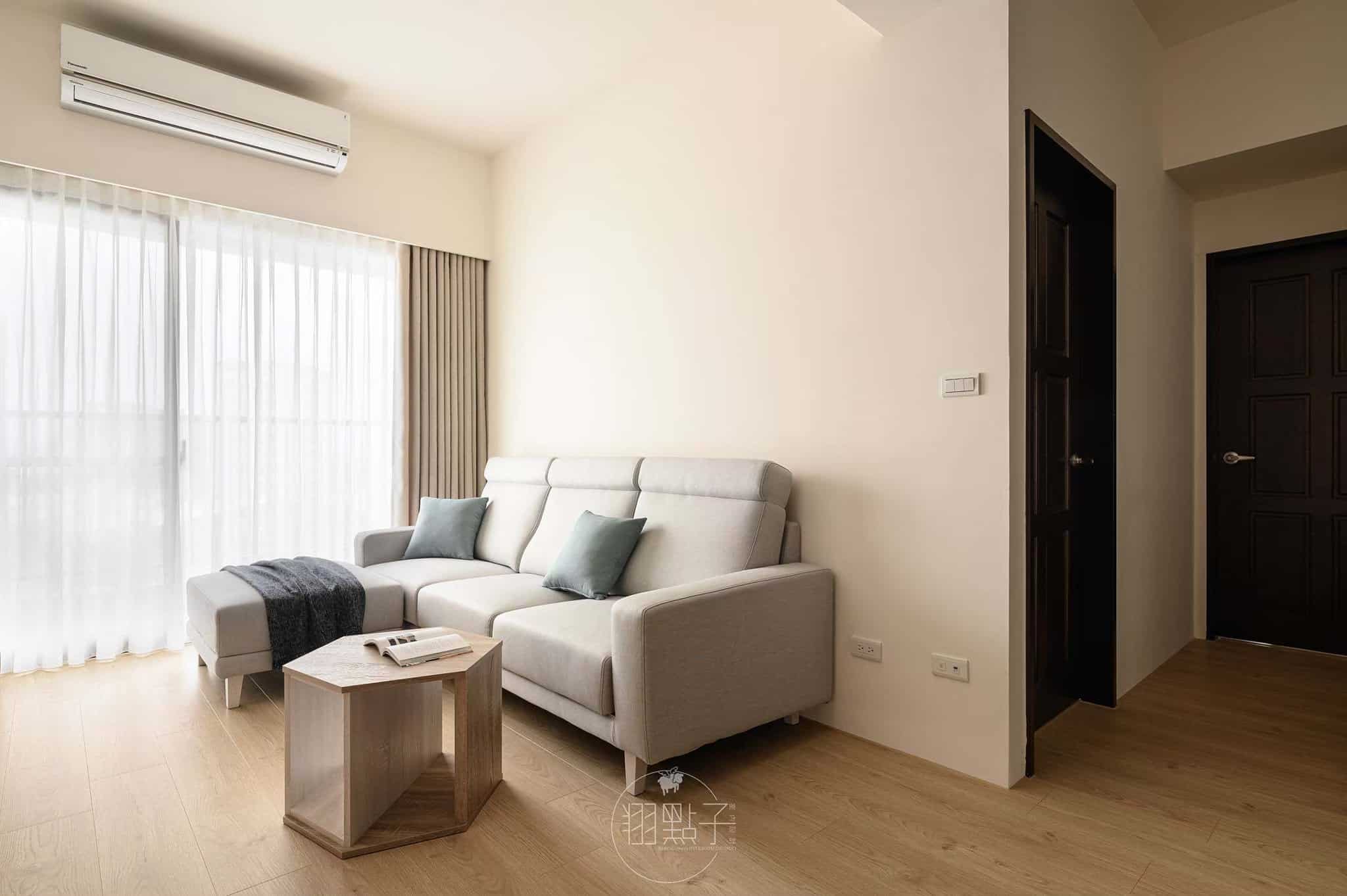 窗簾規劃 窗簾設計 客廳窗簾 蛇形簾