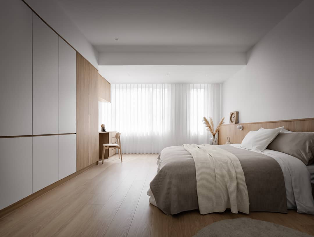 日系窗簾-臥室窗簾-北歐窗簾-新竹窗簾-