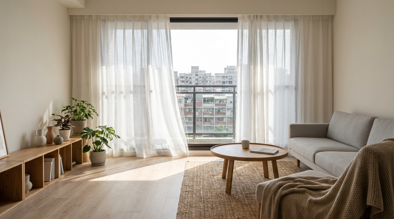 北歐風窗簾怎麼選？三個關鍵讓你的家瞬間有質感